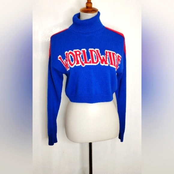 WORLDWIDE CROP TURTLENECK - Picture 1 of 7